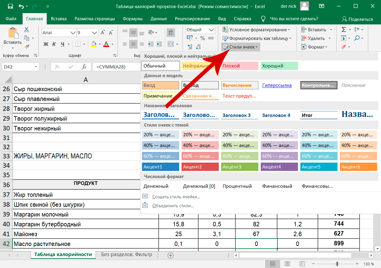 Стиль ячеек в excel. Стиль ячеек с темой excel. Группа команд стили ячейки. Команды для удобной работы в excel.